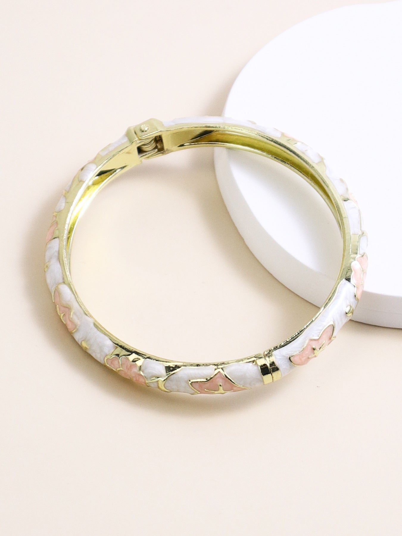 Enamel Floral Bracelet For Women