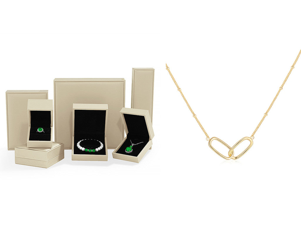 Sterling Silver Double Circle Interlocking Small Beads Necklaces Pendants For Women Party Gift Choker Chains